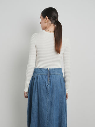 Cinnamon Bubble Knit Classic Crew
