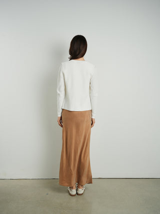 Cinnamon Full Length Knit Cardi