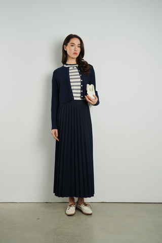 Hd Pleated Maxi Skirt