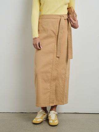 Hd Trapunto Stitch Wrap Skirt