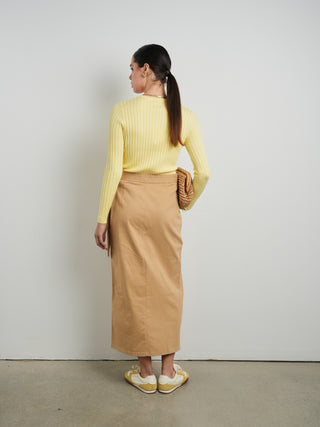 Hd Trapunto Stitch Wrap Skirt