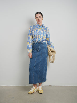 Hd Sculpted Seam Maxi Skirt