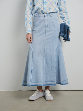 Hd Raw Edge Aline Skirt