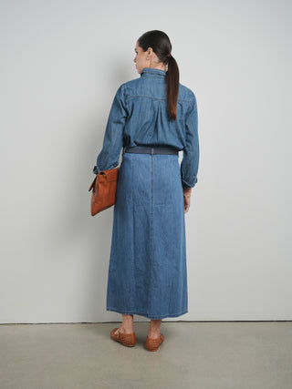 Hd Floral Embroidery Pocket Skirt