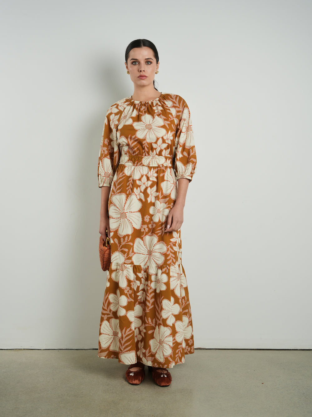 Cleo Bali Maxi Dress S / Bali/Teal Cleo Bali Maxi Dress S / Bali/Teal