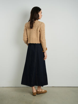 Hd Gored Belted Skirt