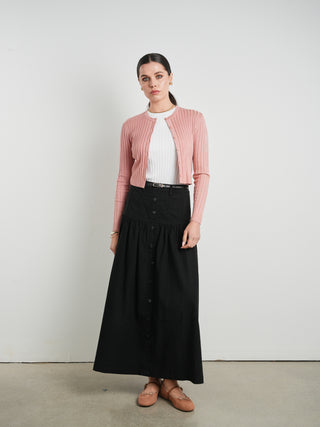 Hd Drop Seam Maxi Skirt