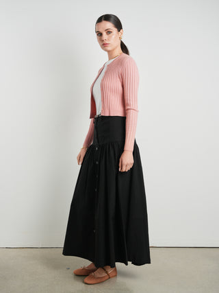 Hd Drop Seam Maxi Skirt