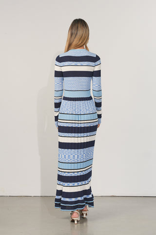 Ceremony Ruffle Hem Knit Maxi