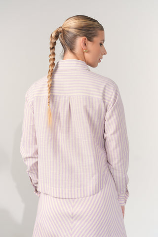 Ceremony Hi Lo Linen Shirt