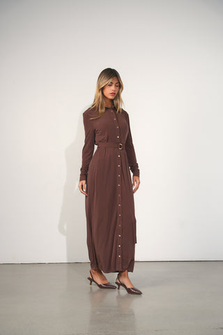 Ceremony Belted Jersey Dress