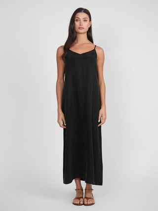 POINT BRUSHED A-LINE DRESS