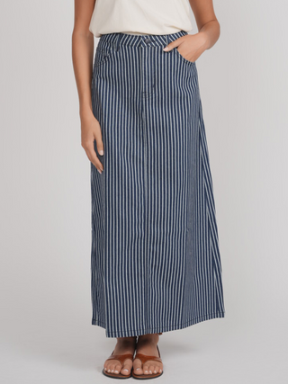 POINT X HD STRIPED MAXI SKIRT