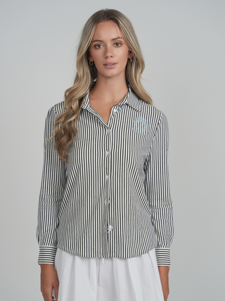 POINT KNIT BUTTON UP SHIRT