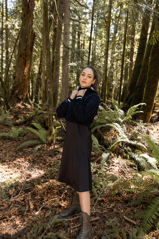 Point varsity stripe 3/4 zip