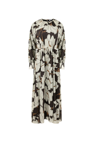 Ceremony Draw Cord Waist Dress