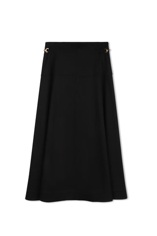 Ceremony Side Buckle Yoke Skirt