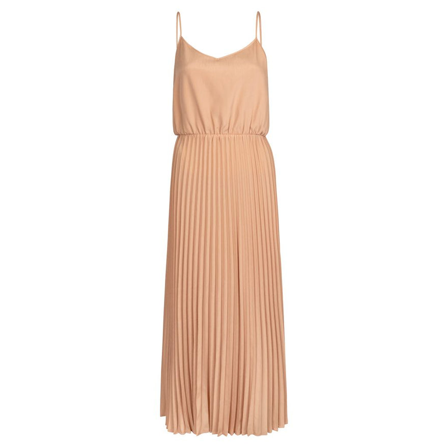 element pleated slip dress