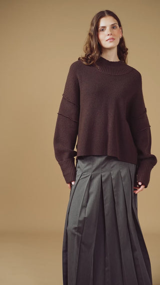point hi-lo sweater