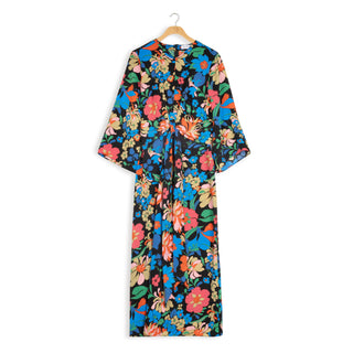 ofd maxi dress with flutter sleeves