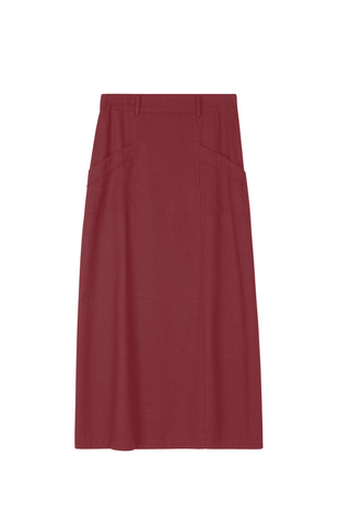Point Twill Pocket Skirt
