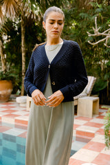 KM Pointelle Cardigan